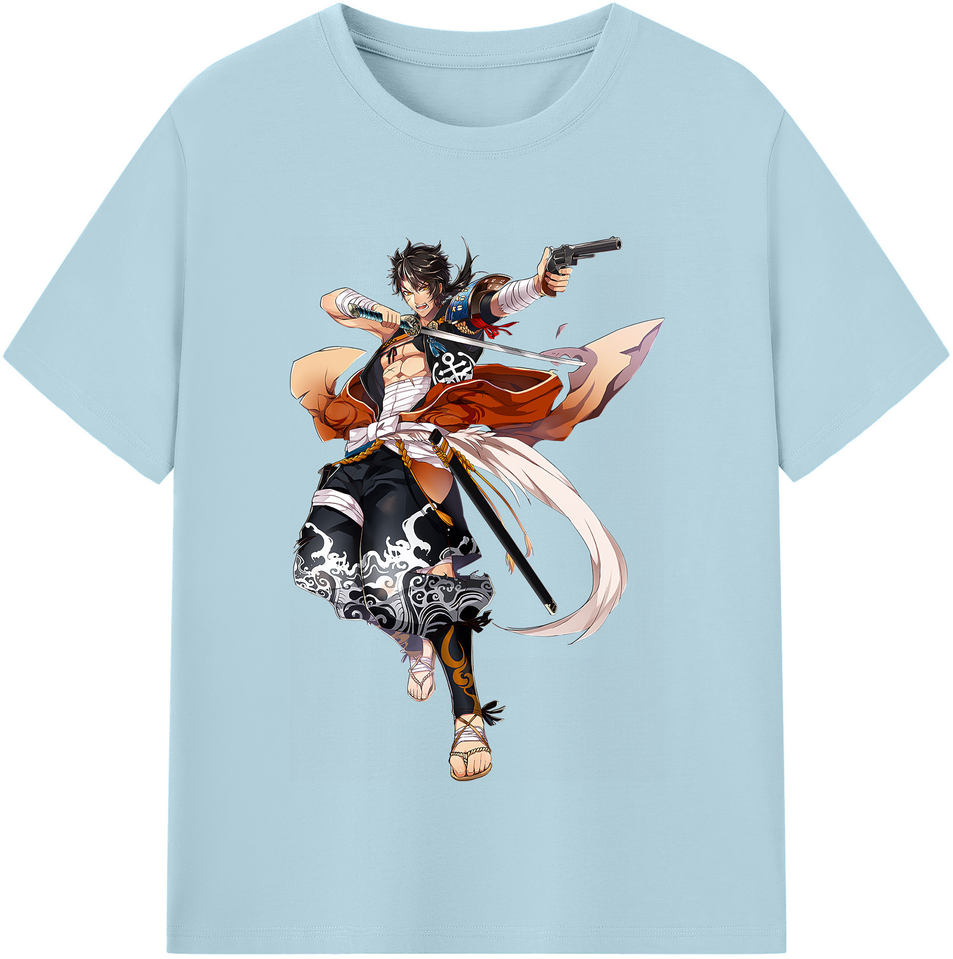 （画像用） 刀剣乱舞 Touken Ranbu 綿100％半袖Tシャツ（フロントプリント）